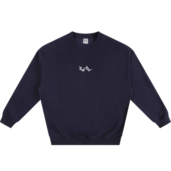 NAVY CREWNECK